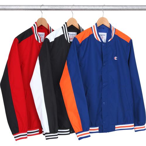 Details on Supreme Champion Warm-Up Jacket from spring summer
                                            2014