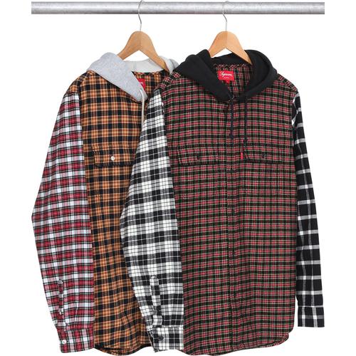 Supreme Hooded Flannel Shirt for spring summer 14 season