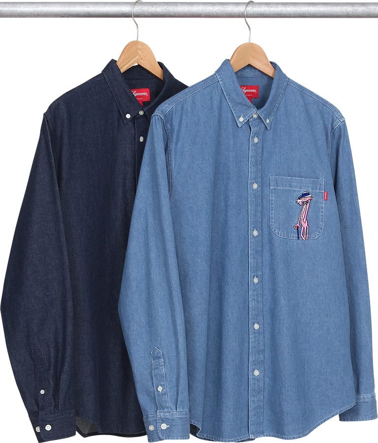 Pink Panther Denim Shirt - spring summer 2014 - Supreme