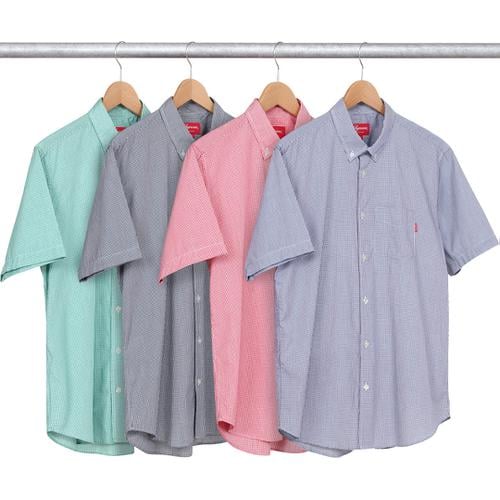 Supreme Mini Gingham Shirt for spring summer 14 season