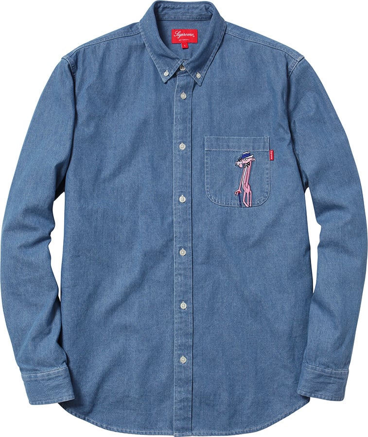 Pink Panther Denim Shirt - spring summer 2014 - Supreme