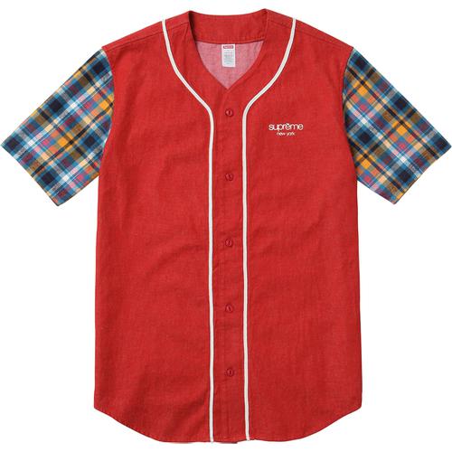 Details on Denim Flannel Baseball Shirt None from spring summer
                                                    2014