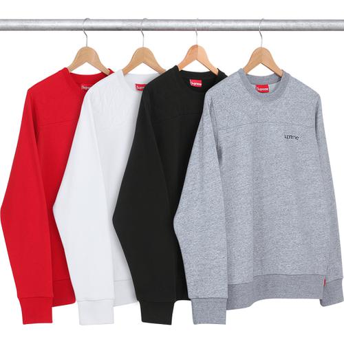 Supreme Quilted Panel Crewneck for spring summer 14 season