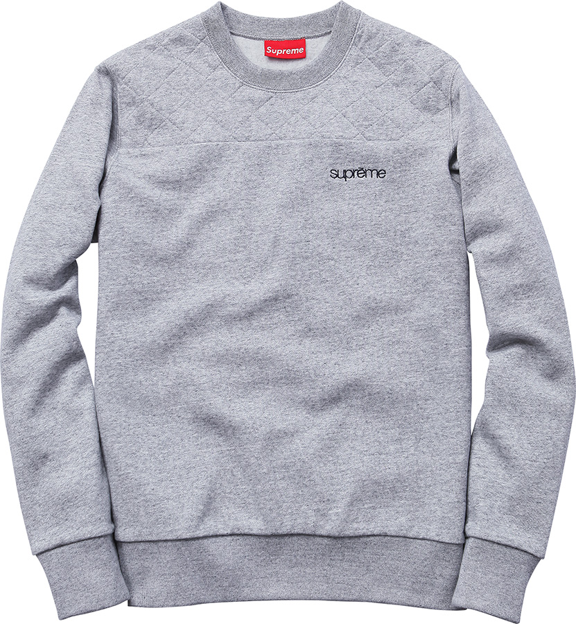 Quilted Panel Crewneck - spring summer 2014 - Supreme