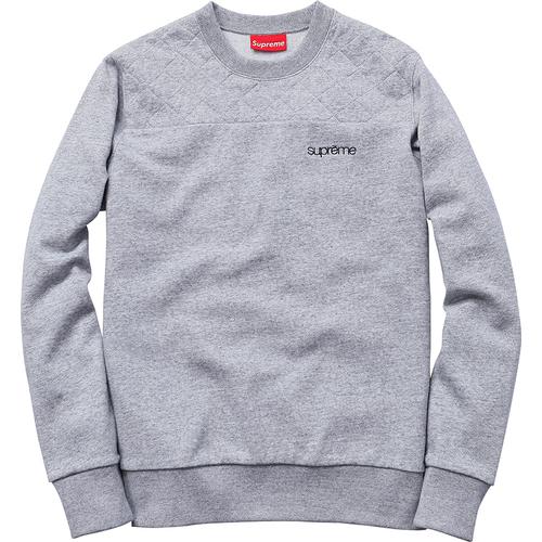 Supreme Quilted Panel Crewneck (SS14)