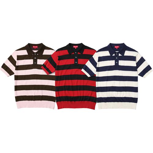 Supreme Striped Polo Sweater for spring summer 14 season