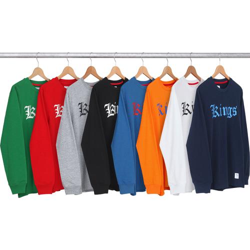 Supreme Kings L S Tee for spring summer 14 season