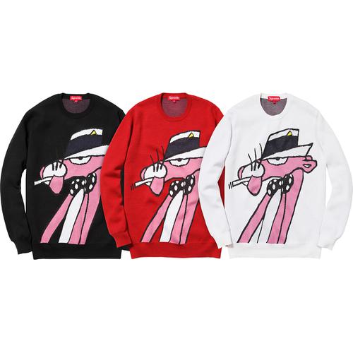 Details on Supreme Pink Panther Sweater from spring summer 2014
