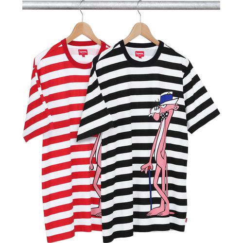 Details on Supreme Pink Panther Stripe Top  from spring summer 2014