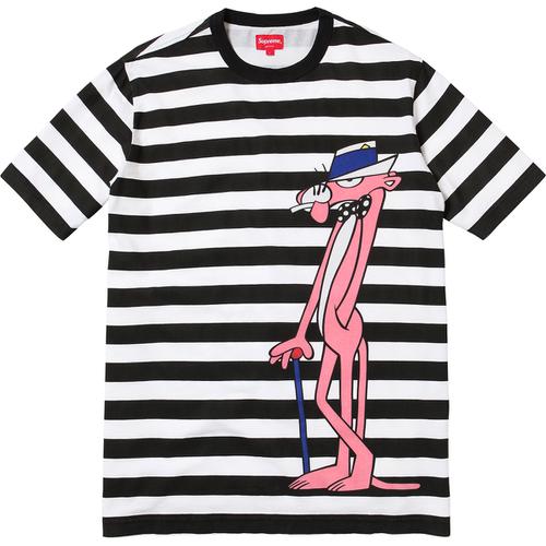 Details on Supreme Pink Panther Stripe Top None from spring summer 2014