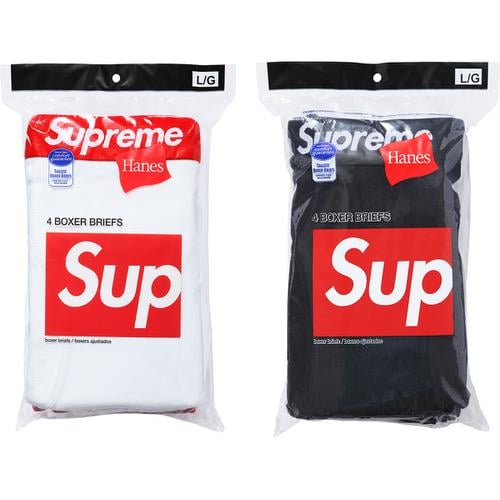 Supreme Supreme Hanes Boxer Briefs (4 Pack) for spring summer 15 season