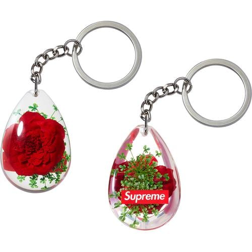 Supreme Tear Drop Rose Keychain for spring summer 15 season