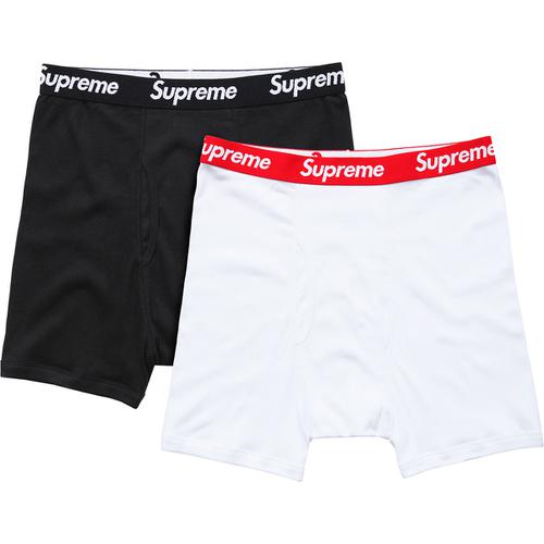 Details on Supreme Hanes Boxer Briefs (4 Pack) None from spring summer 2015