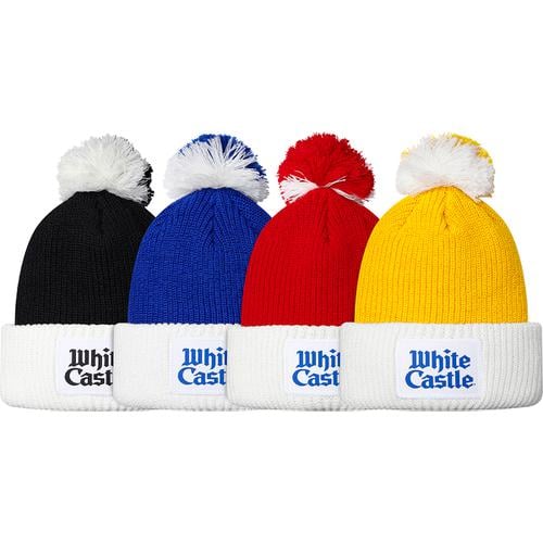 Details on Supreme White Castle Beanie from spring summer 2015