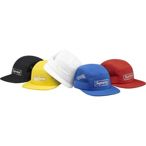 Supreme Side Mesh Reflective Logo Camp Cap for spring summer 15 season