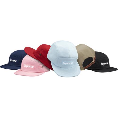 Supreme Side Zip Twill Camp Cap for spring summer 15 season