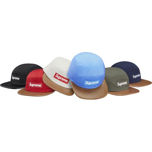 Supreme Expedition Leather Visor Camp Cap for spring summer 15 season