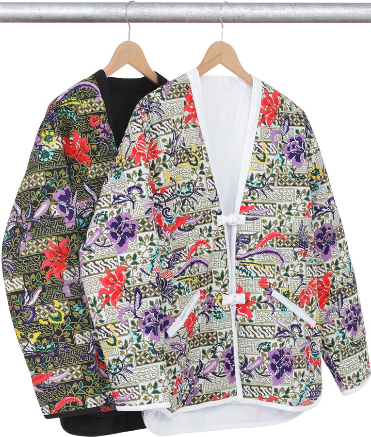 supreme quilted paradise reversible jacket