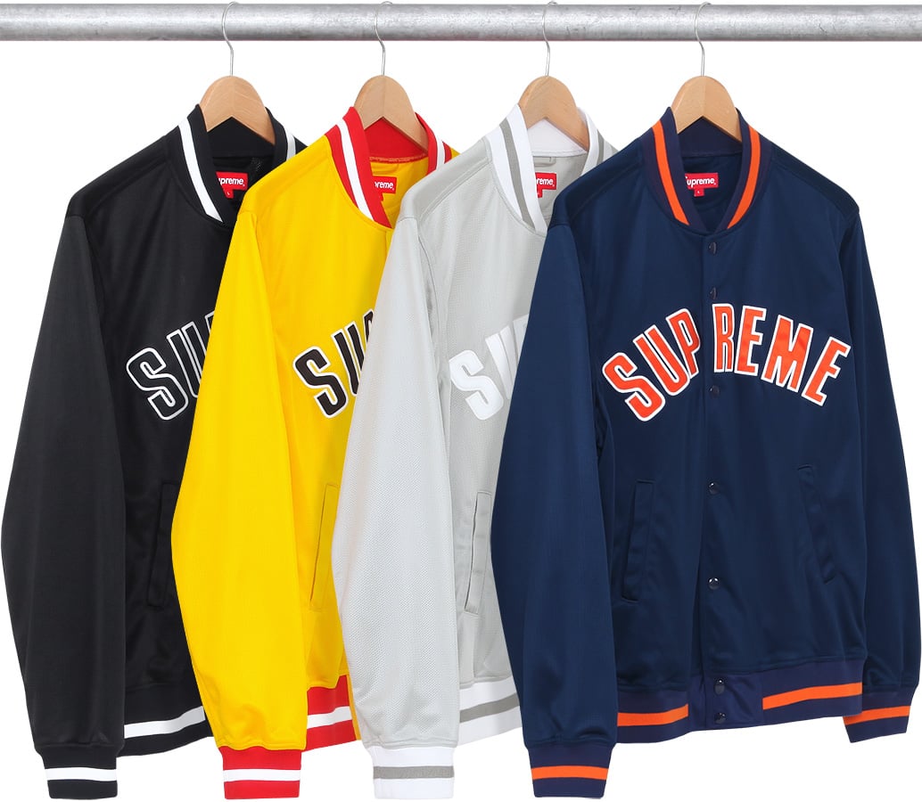 Mesh Varsity Jacket - spring summer 2015 - Supreme