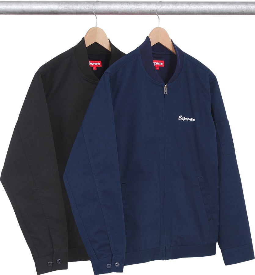 supreme white castle jacket