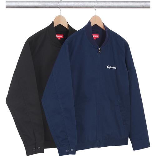 Details on Supreme White Castle Work Jacket from spring summer
                                            2015