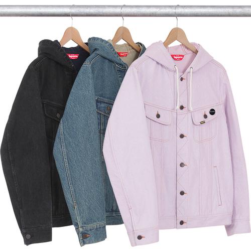 Supreme Hooded Denim Jacket for spring summer 15 season