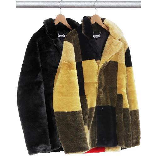 Supreme Faux Fur Coat for spring summer 15 season