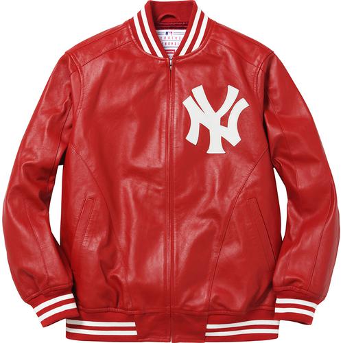 Details on New York Yankees™ Supreme '47 Brand Leather Varsity Jacket None from spring summer
                                                    2015