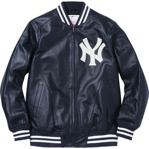 Details on New York Yankees™ Supreme '47 Brand Leather Varsity Jacket None from spring summer
                                                    2015