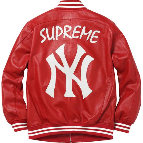 Details on New York Yankees™ Supreme '47 Brand Leather Varsity Jacket None from spring summer
                                                    2015