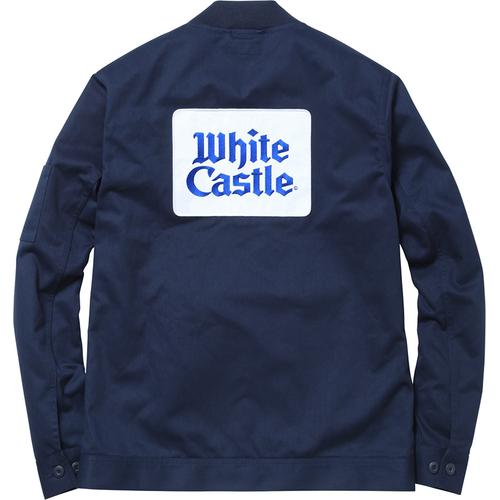 Details on Supreme White Castle Work Jacket None from spring summer 2015
