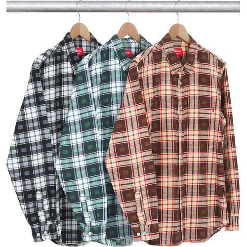 Supreme Printed Flannel Shirt for spring summer 15 season