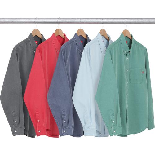 Supreme Faded Twill Shirt for spring summer 15 season