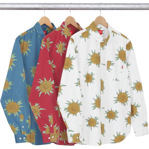 Supreme Sunflower Shirt for spring summer 15 season