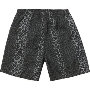 supreme leopard water shorts