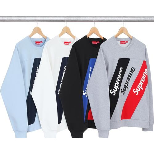 Supreme Athletic Split Crewneck for spring summer 15 season