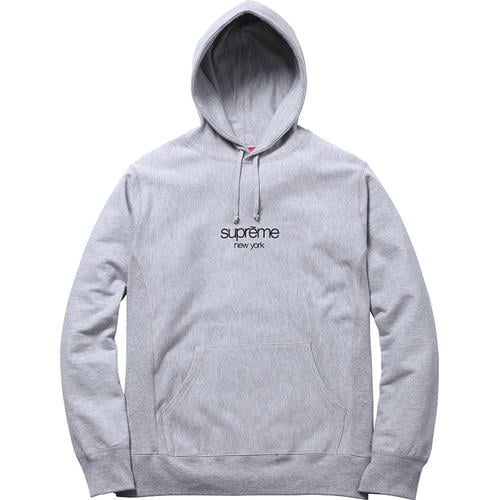 Details on Classic Logo Hooded Sweatshirt None from spring summer
                                                    2015