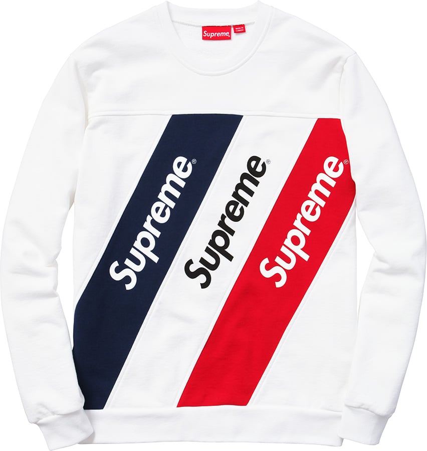 Athletic Split Crewneck - spring summer 2015 - Supreme