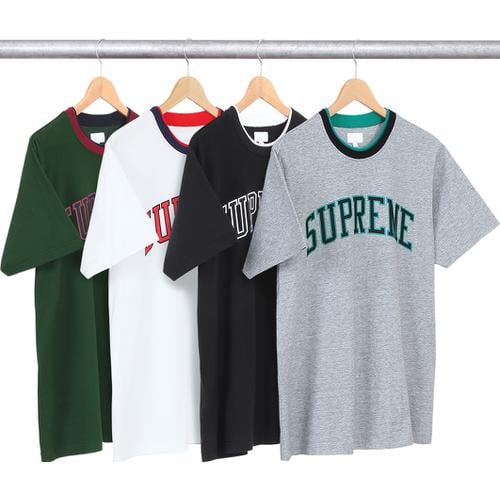 Supreme Arc Logo Double Ringer Top for spring summer 15 season