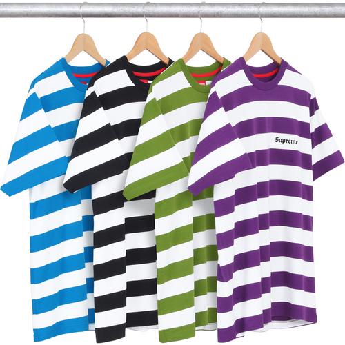 Supreme Old English Striped Top for spring summer 15 season