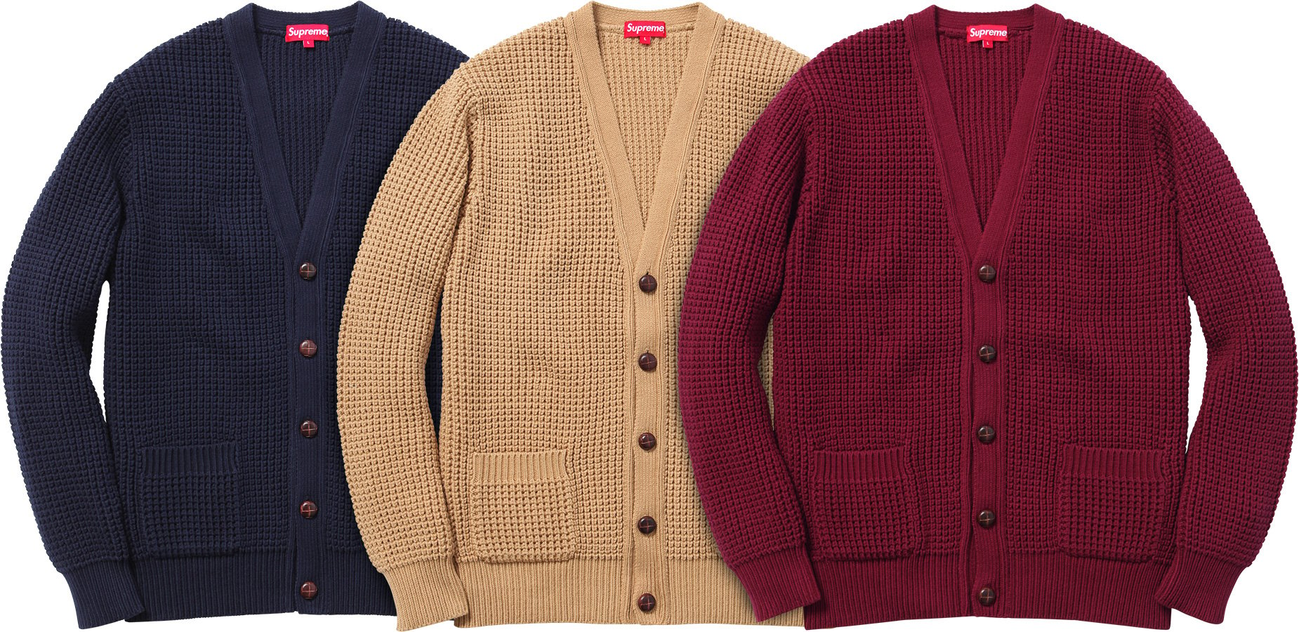 Waffle Cardigan - spring summer 2015 - Supreme