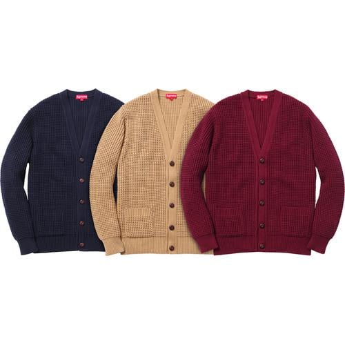 Supreme Waffle Cardigan for spring summer 15 season