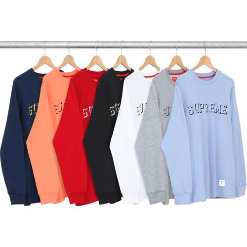 Supreme Athletic L S Tee for spring summer 15 season