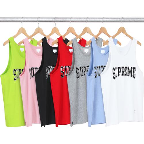 Supreme Collegiate Tank Top for spring summer 15 season