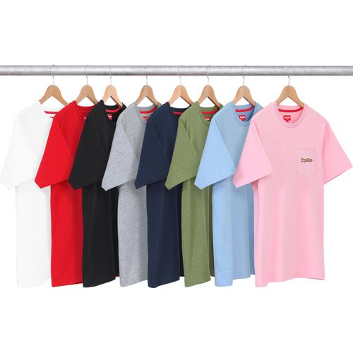 Supreme Embroidered Pocket Tee for spring summer 15 season