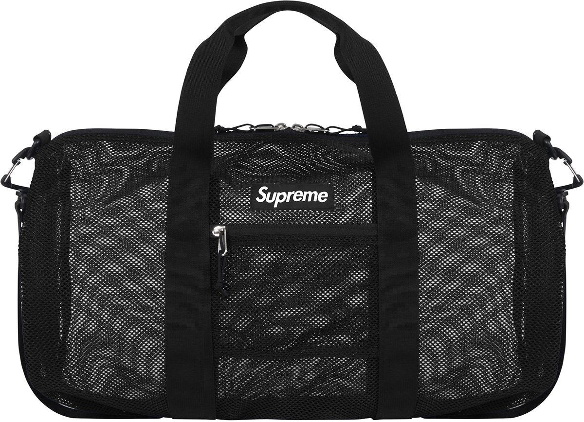 SUPREME mesh duffle bag 2016