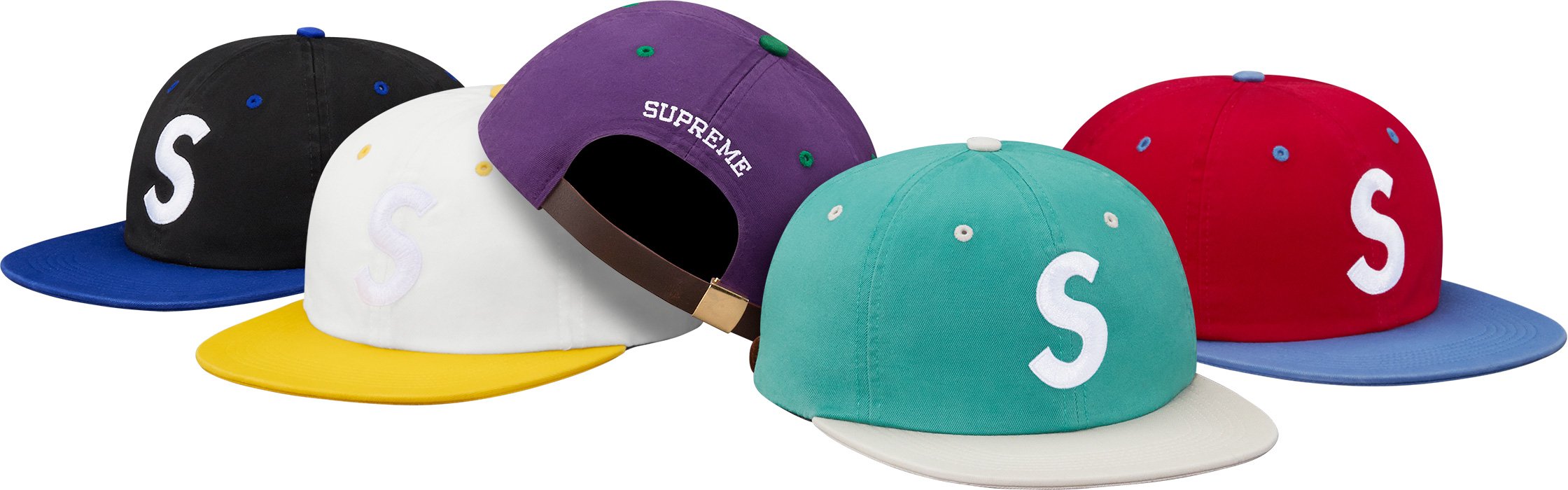 2-Tone Washed S Logo 6-Panel - spring summer 2016 - Supreme