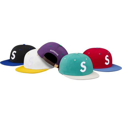 Supreme 2-Tone Washed S Logo 6-Panel for spring summer 16 season