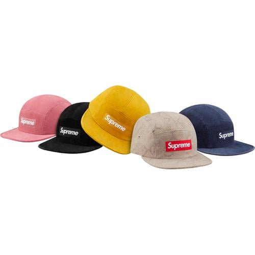 Supreme Suede Camp Cap for spring summer 16 season