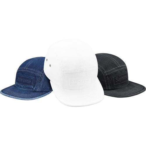 Supreme Embossed Stone Washed Camp Cap for spring summer 16 season